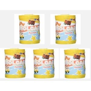 Molcar Fuzmols Yellow Collectible Can Set lot of 5 new